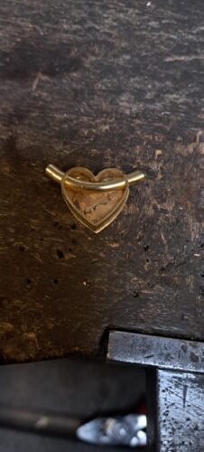 gouden hart assieraden gedenksierraad handmade