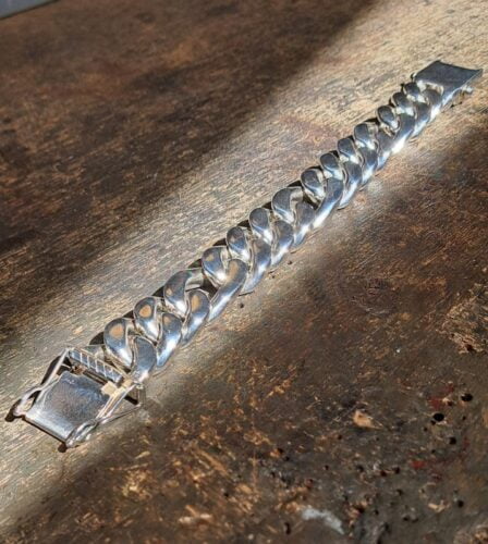 armband heren zilver